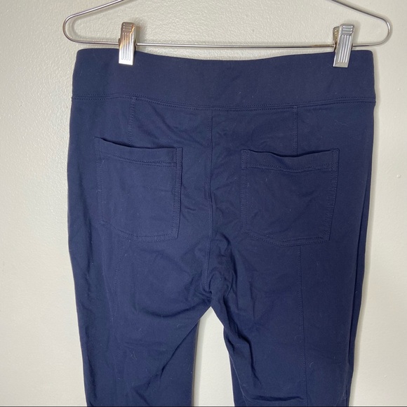 Athleta Navy Straight Leg Leggings Medium - Picture 5 of 9